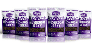 Mushroom Jerky BBQ Flavor - 6 pack
